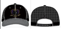 Gargoyles Meshback Trucker Black Pose Logo Hat