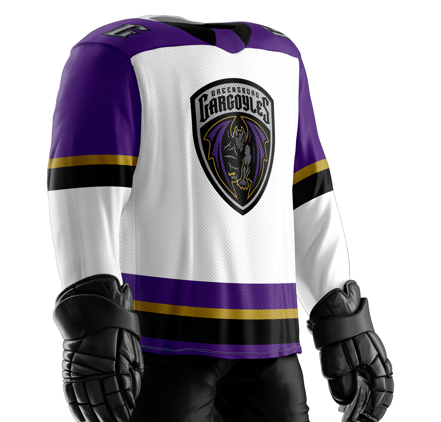 Gargoyles Official Youth White Replica Jersey