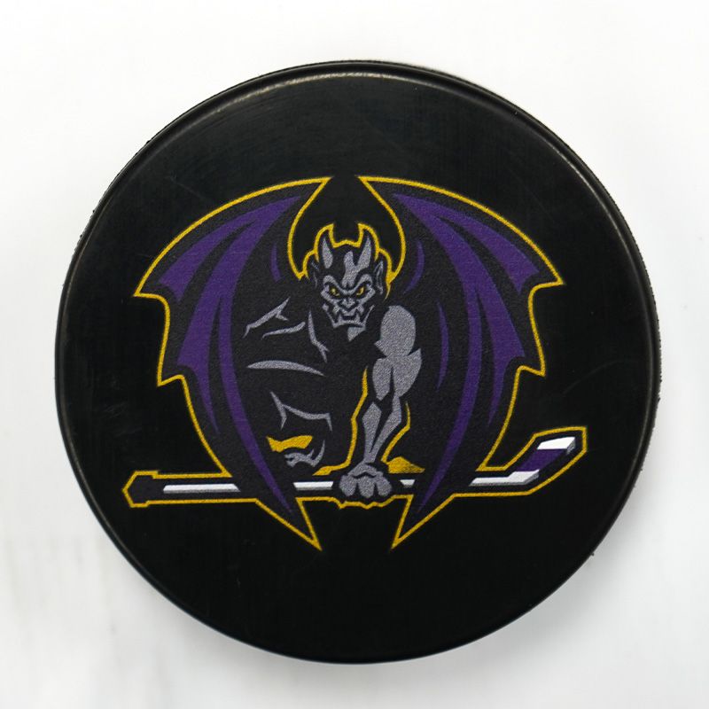 Greensboro Gargoyles Pose Logo Puck