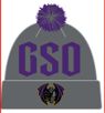Gargoyles Big GSO Gray Knit Hat and Gargoyle Pose Logo