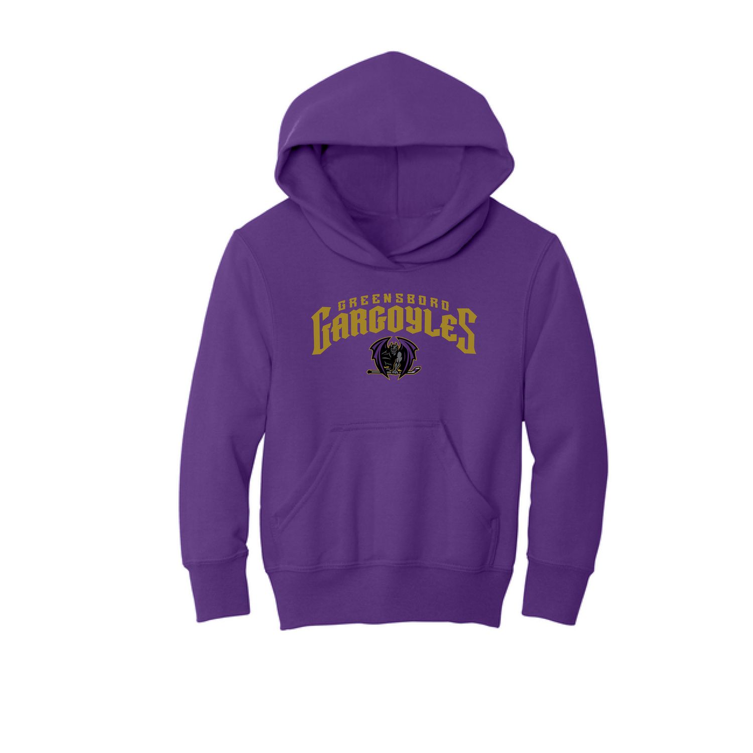 Greensboro Gargoyles Youth Purple Athletic 1 Hoodie