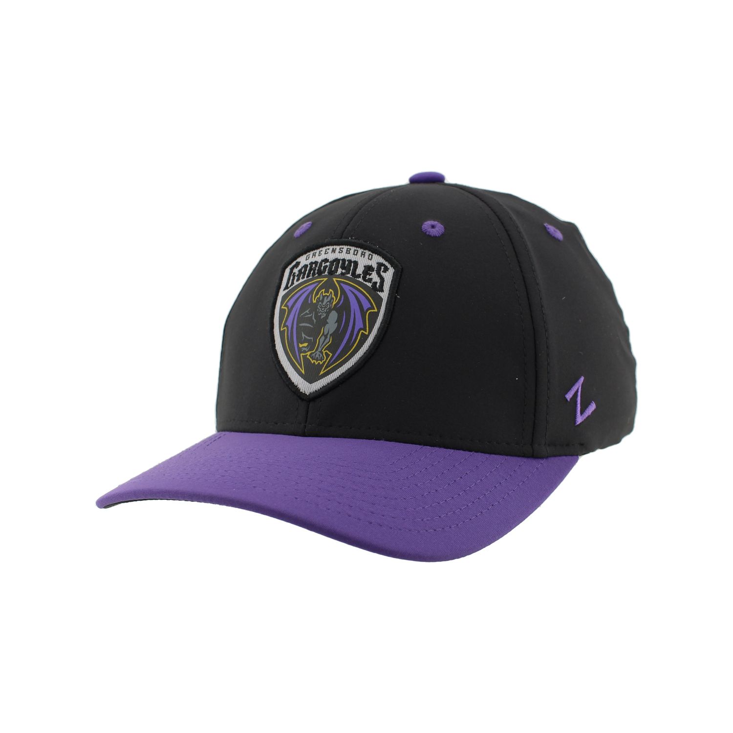Greensboro Gargoyles Drive Black Official 3D Fitted Hat