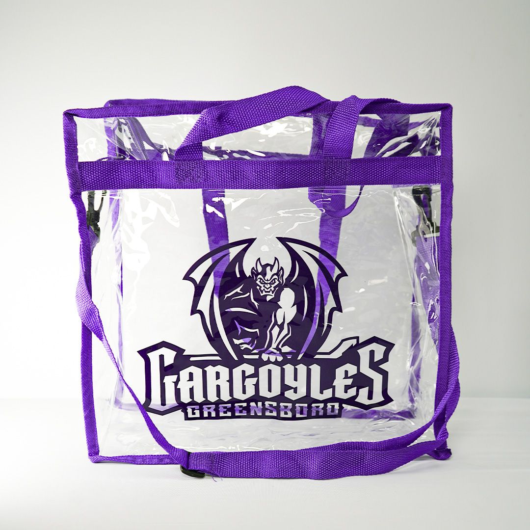 Greensboro Gargoyles Clear Bag