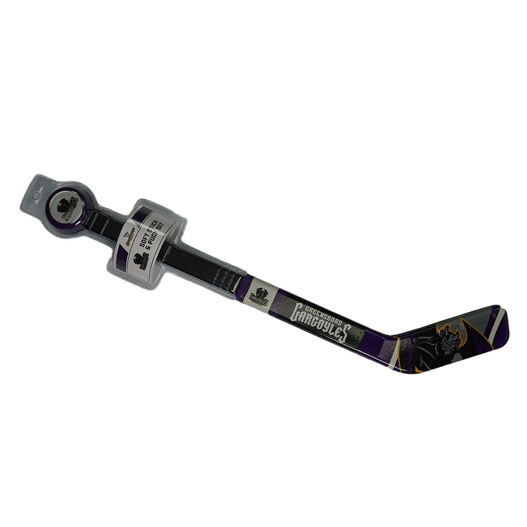 Greensboro Gargoyles Soft Stick &amp; Puck Set