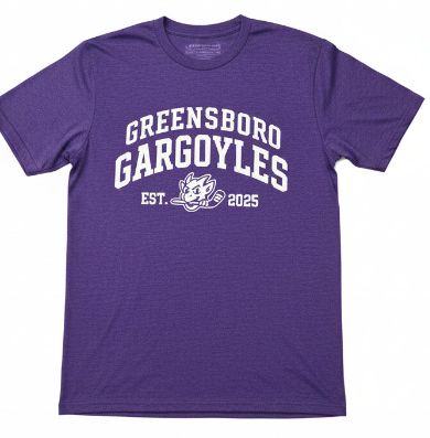 Garboyles District Triblend Baby G Purple T-shirt