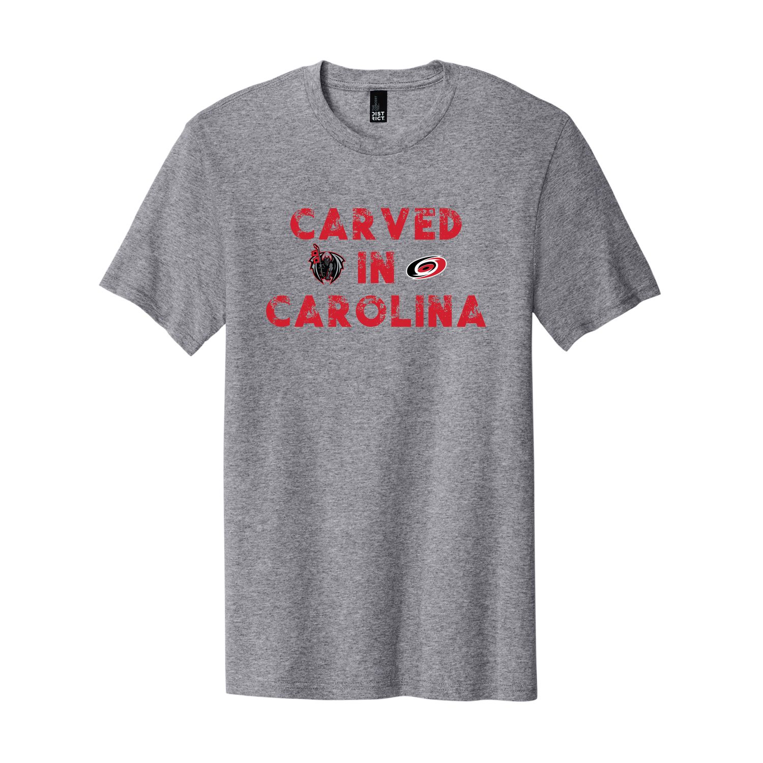 Gargoyles Carved in Carolina Tee - Grey
