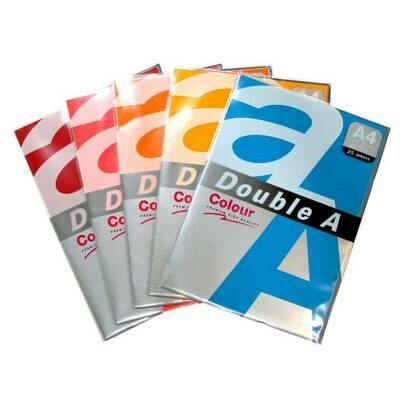 Colour paper, &quot;Double A&quot;, A4 , 80 gr, yellow