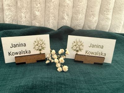 Winietka weselna nierozkładana z bukietem kwiatów – Botanical Love