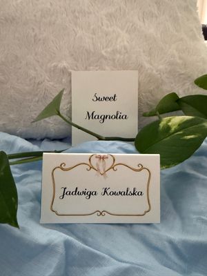 Winietka weselna składana z romantycznym zwieńczeniem - Sweet Magnolia