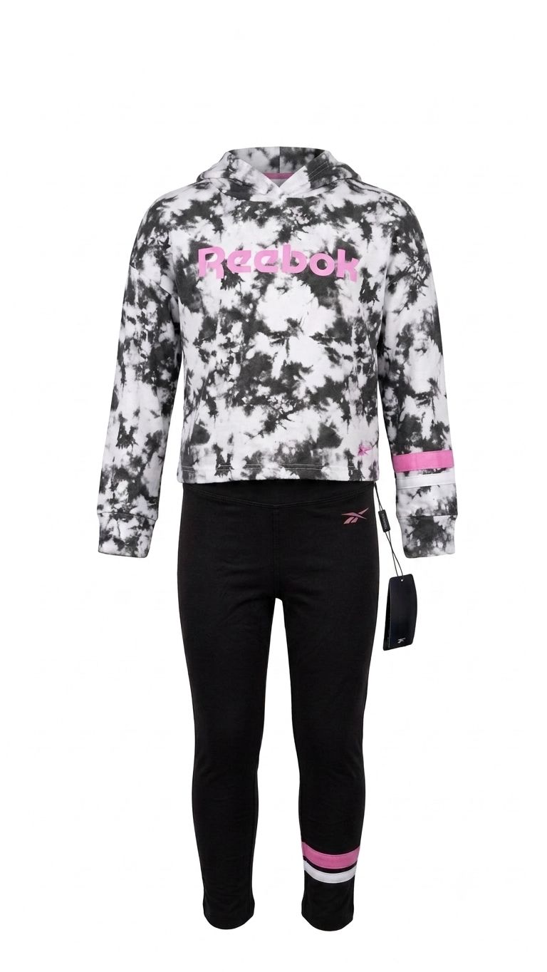 Komplet Reebok Dziewczynka bluzka i legginsy 104-110