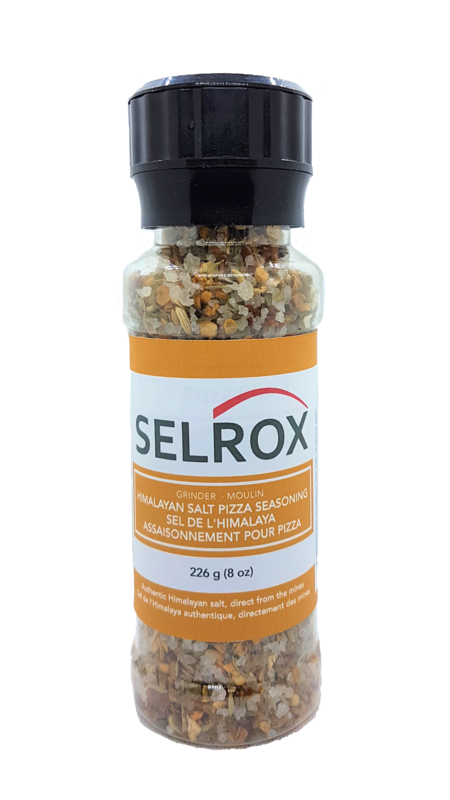 Selrox Pizza Seasoning - Authentic Natural Certified Gourmet Himalayan Salt Seasoning for Pizza, Pasta, Italian Food - Refillable Grinder 8oz (226g) Selrox Pizza Seasoning - Authentic Natural Certified Gourmet Himalayan Salt Seasoning for Pizza, Pasta, Italian Food - Refillable Grinder 8oz (226g)