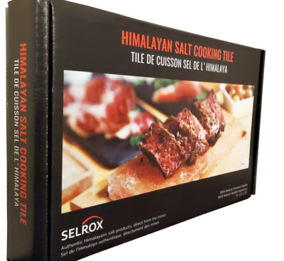 Selrox Himalayan Salt Cooking Block and Grilling Tile Selrox Himalayan Salt Cooking Block and Grilling Tile