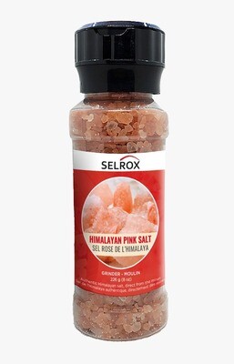 Selrox Himalayan Pink Salt Grinder 8oz / 226g - Case of 12