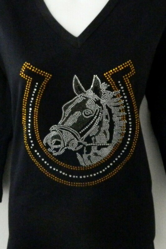 Horse in Horseshoe  (lg design)
