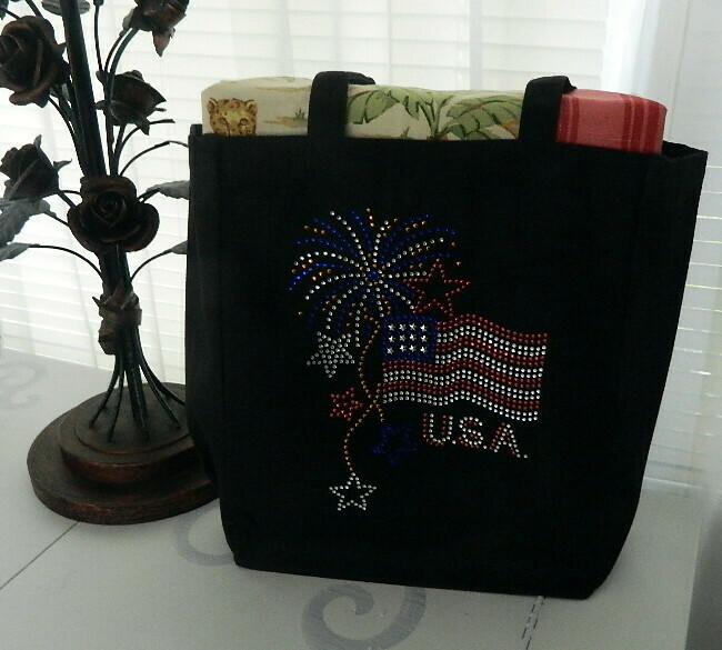 American Flag w Fireworks