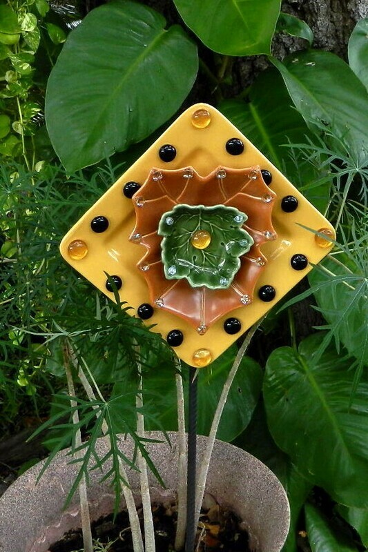 FALL LEAF Square Plates