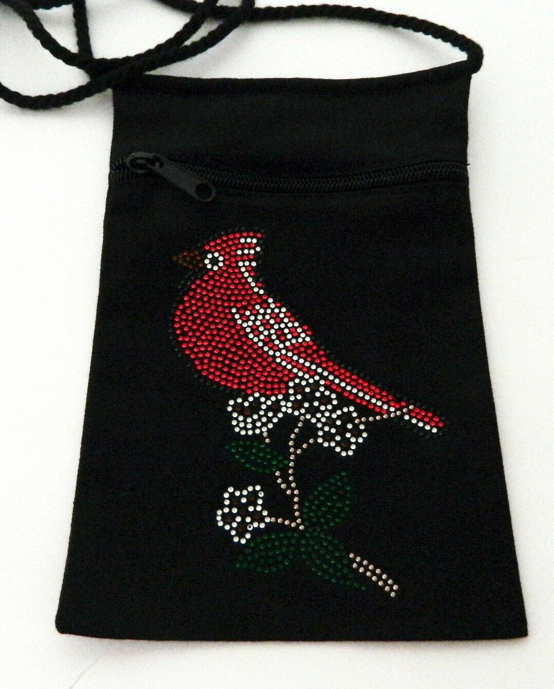 CARDINAL
Zipperd Embellished Pouch -Black only