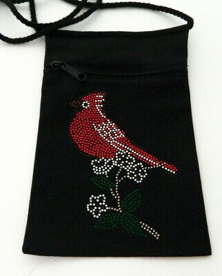 CARDINAL
Zipperd Embellished Pouch -Black only
