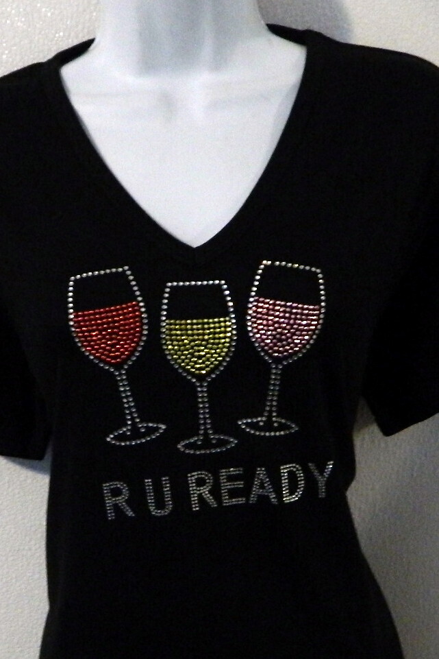 R U READY (WINE GLASSES)