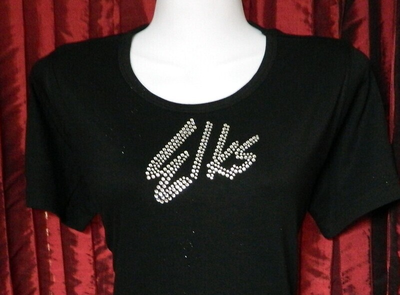 Elks  ROUND NECKLINE  (script  letters)