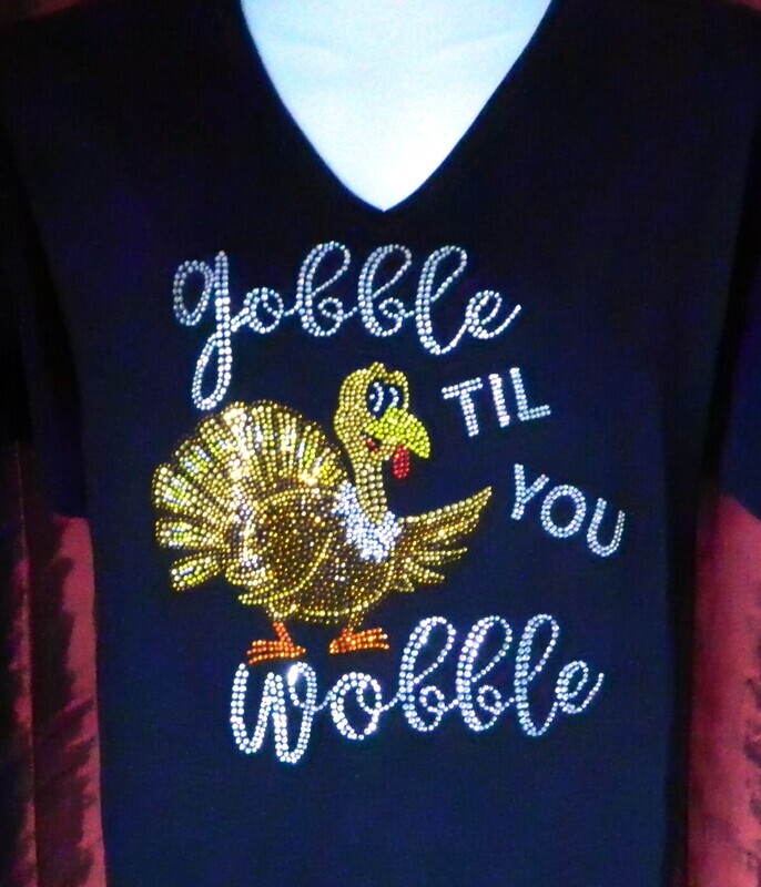 Thanksgiving -  GOOBLE TILL YOU WOOBLE TURKEY