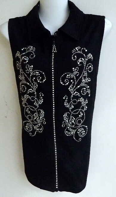 Vest  w Pearl & AB Stones Design