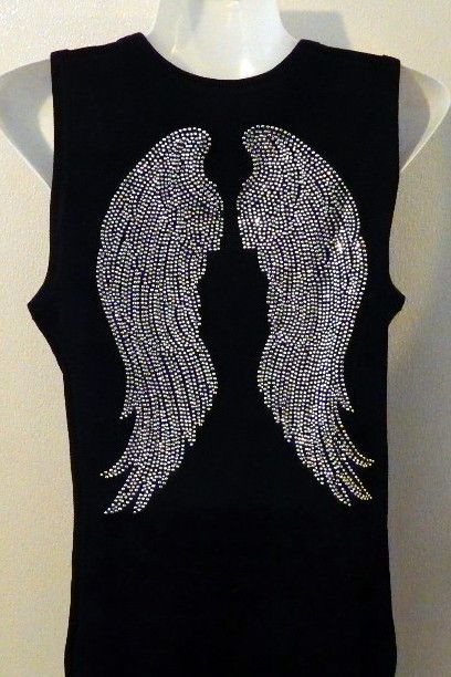 Angel Wings  - -LARGE - SIVER