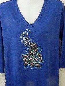 Peacock w Colored Tail
