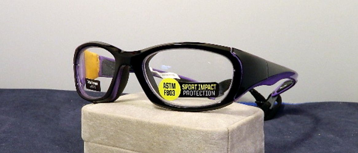 LIBERTY #633 Black Purple Sport Glasses
