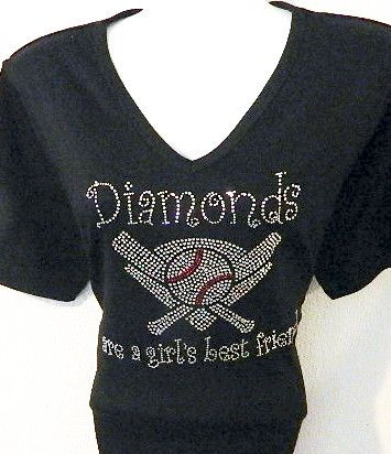 Diamonds are a Girls Best Friend    - BASEBALL
