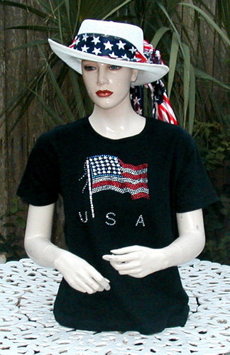 American Rhinestone Flag