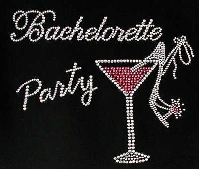 Bachlorette Party w Sexy High Heel & Cosmo