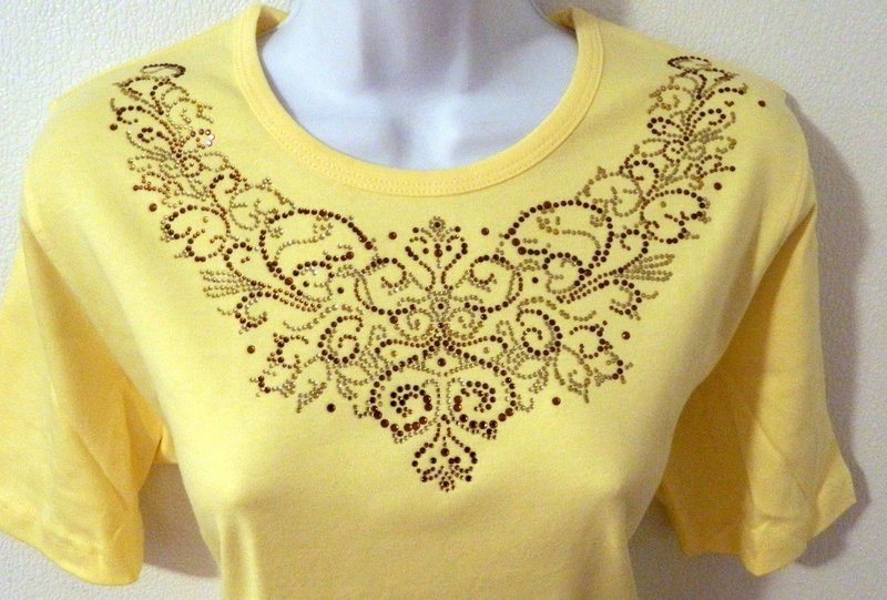 Fall theme - Amber & Topaz Neckline