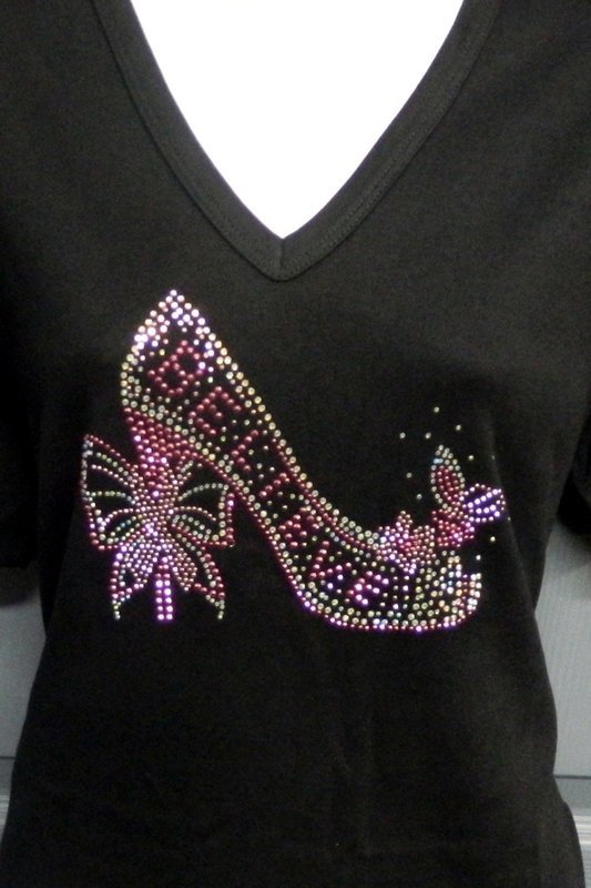 Breast Cancer Believe Pink Ribbon SHOE  Design