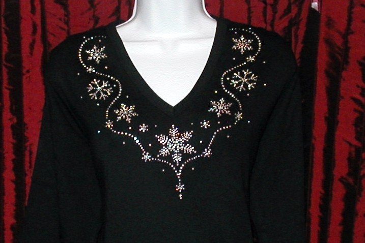 Snowflake  - V neckline