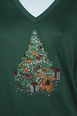 Christmas Tree w Teddy Bear with Presents