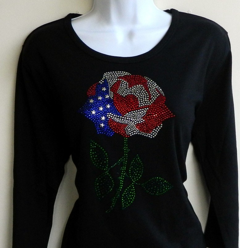 USA FLAG ROSE