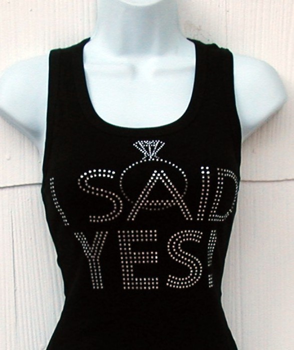 I SAID YES!  engagement shirt