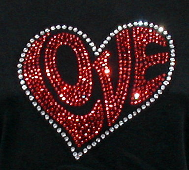 Retro "Love" Heart
