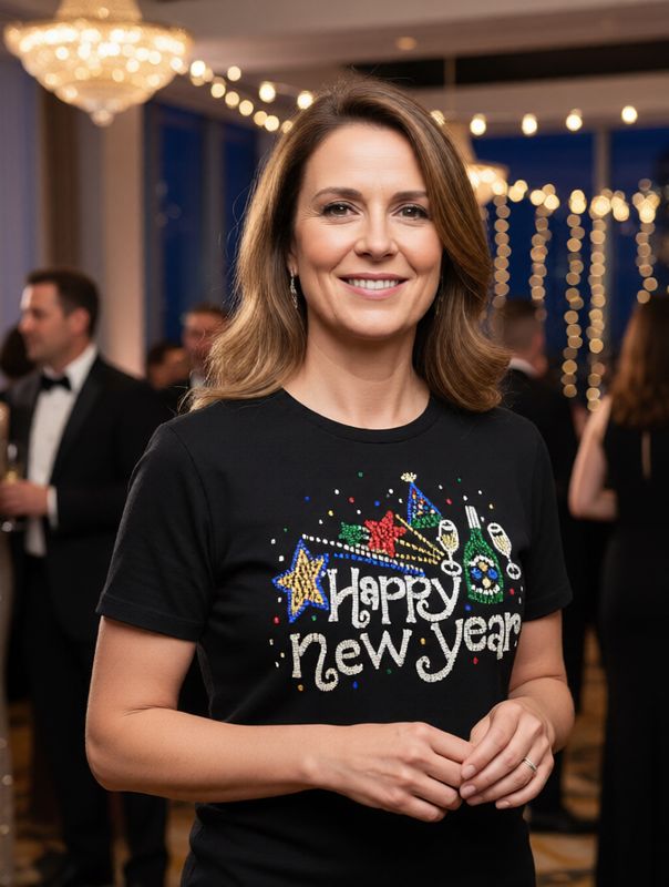 Happy New Year  (multi colored)