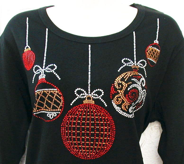 Christmas Ornaments (large) ROUND Neckline Christmas Ornaments (large) ROUND Neckline