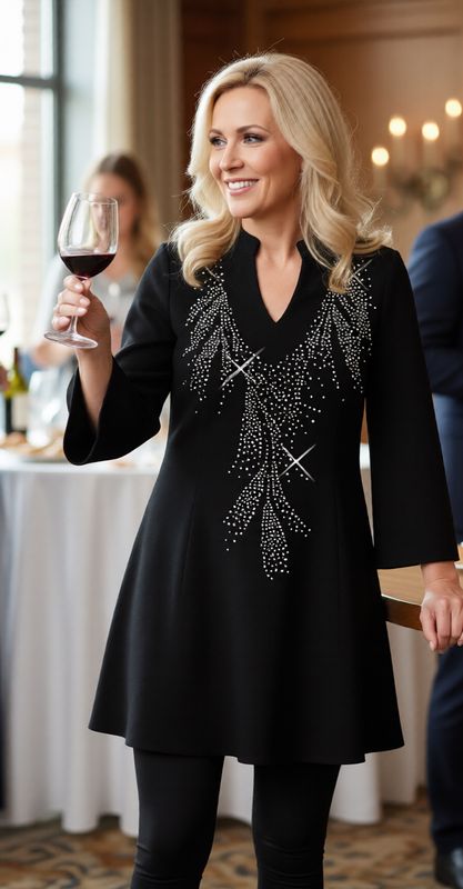 Tunic w  AB Spray Design