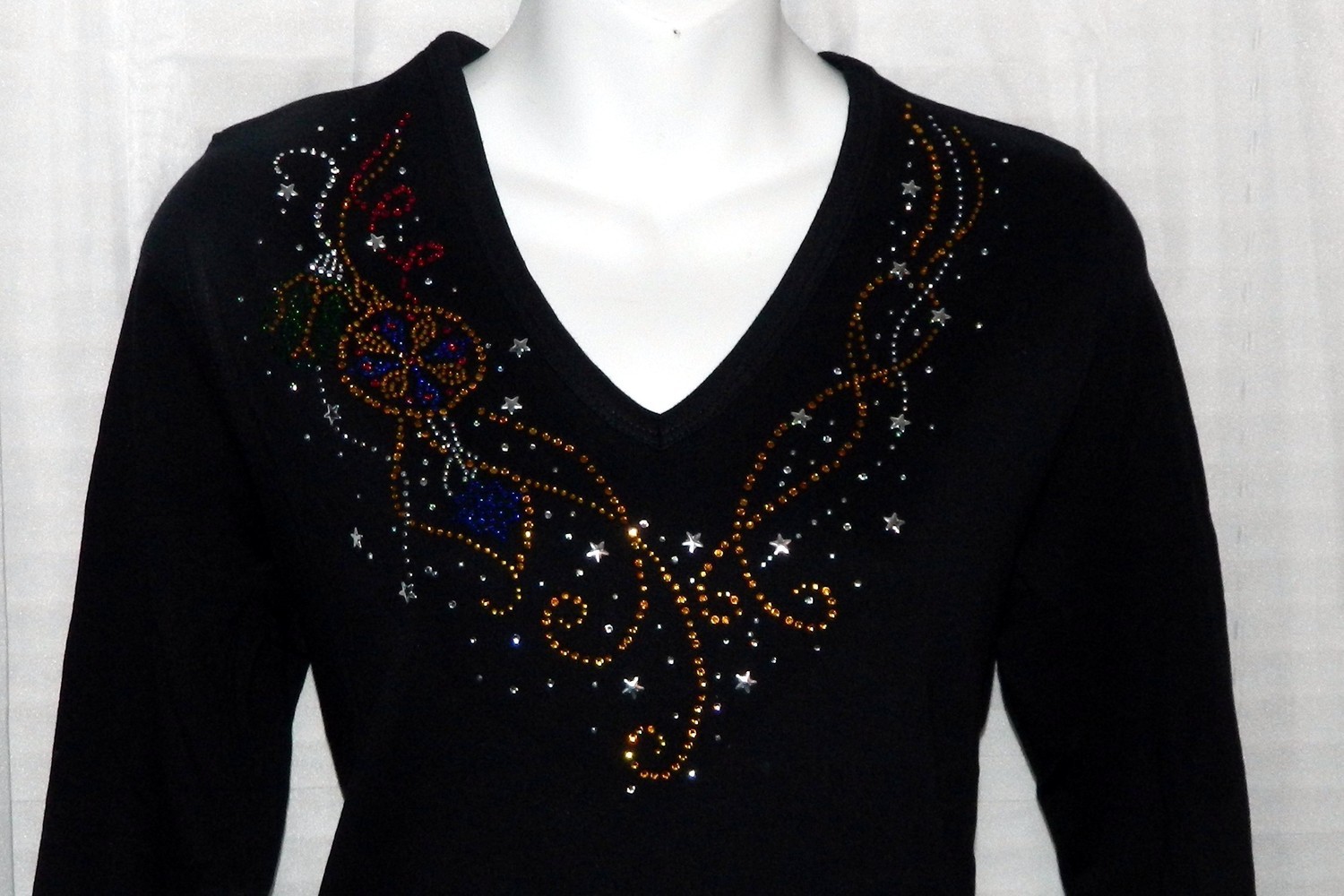 Christmas Ornament  V Neckline