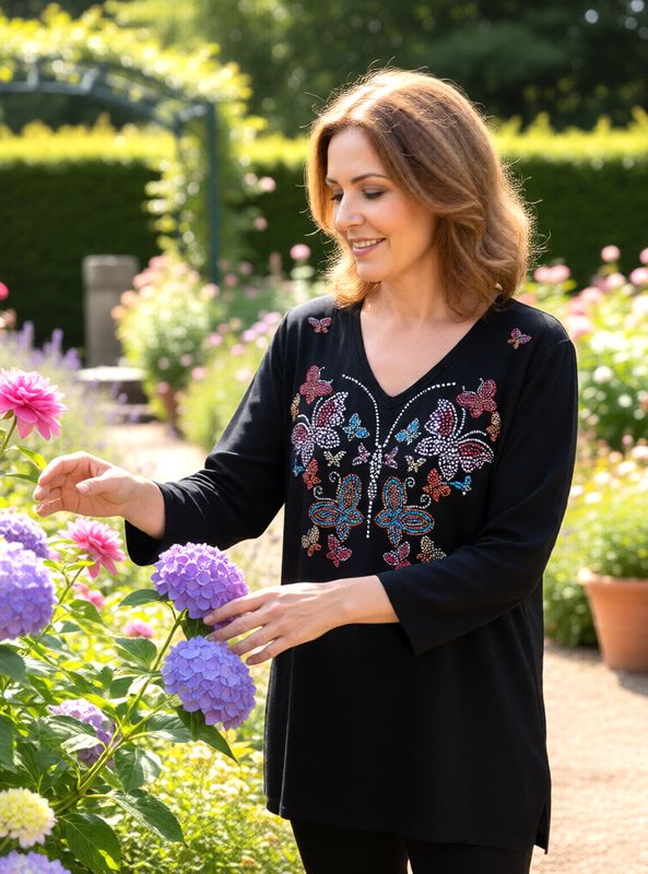 Butterflies & Flowers