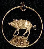 $15 #002 (Bermuda Hog Penny)