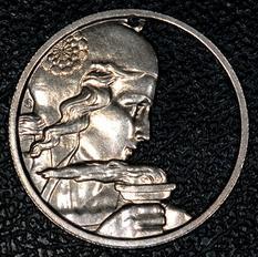 $15 #010 (France Art Deco Lady)