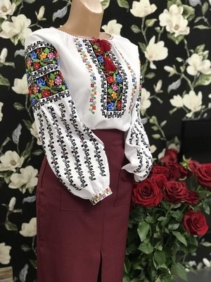 Вишиванка, жіноча вишивана блузка (Арт. 02260)