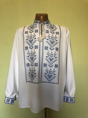 Вишиванка, чоловіча вишита сорочка (Арт. 02278)
