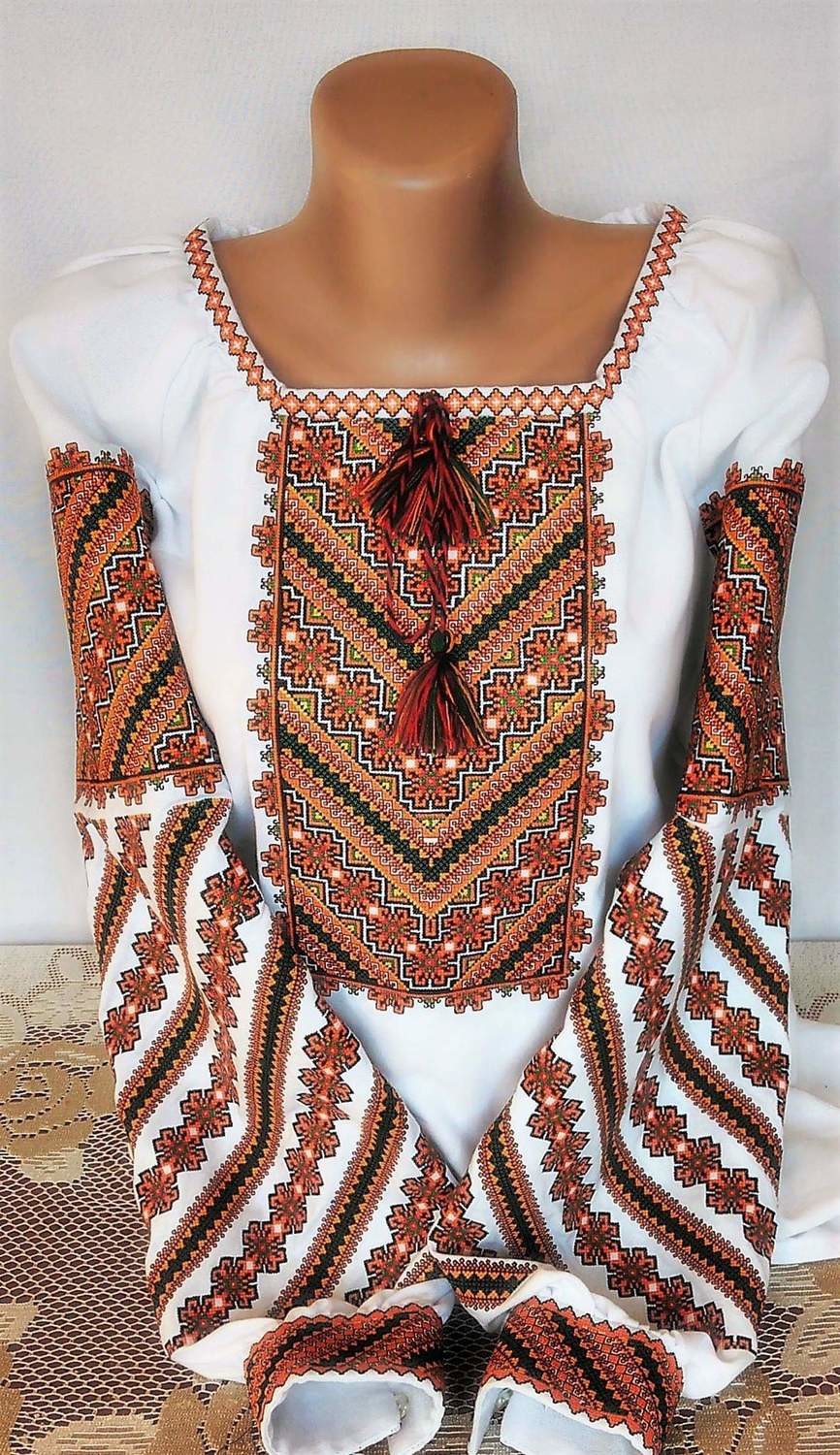 Вишиванка, жіноча вишивана блузка (Арт. 02290)