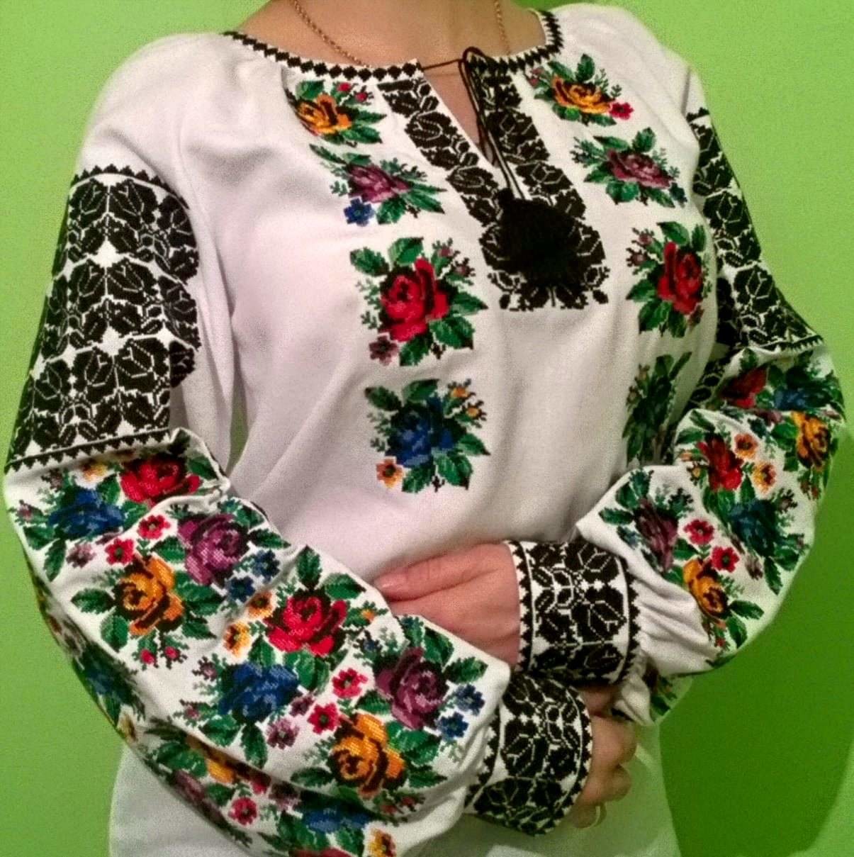 Вишиванка, жіноча вишивана блузка (Арт. 02293)